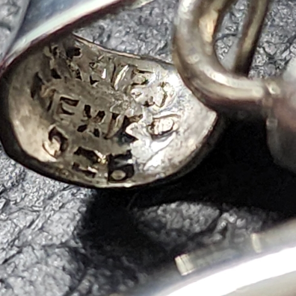 Large vintage  Mexican  sterling silver 9.25 heart - Picture 3 of 6